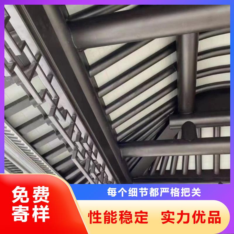 铝代木仿古建筑来厂考察质量为本