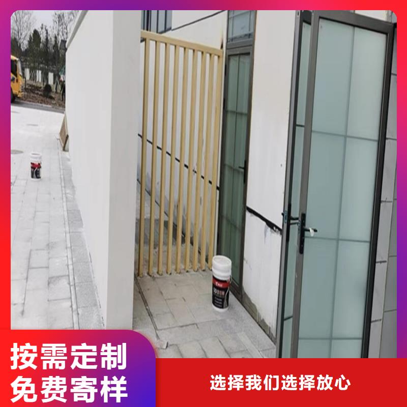 廊架木纹漆施工项目厂家直营